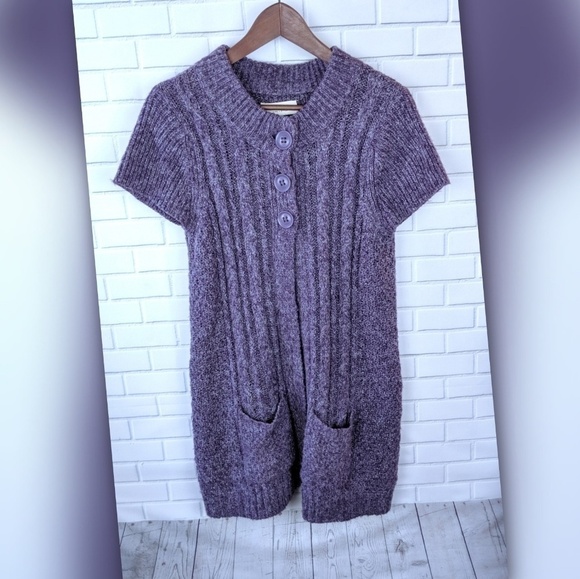 Sonoma Sweaters - Sonoma Life & Style Purple Knit Sweater